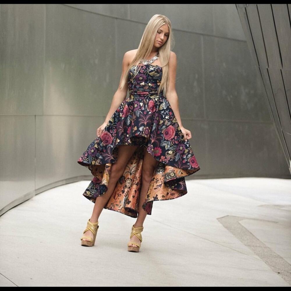 Bebe 2pc. Dress/skirt high low -RARE